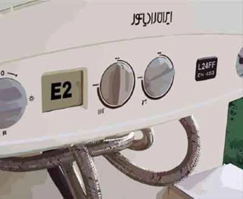 ارور e2 پکیج ایران رادیاتور